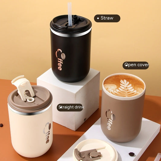304 Stainless Steel Coffee Cup Double Insulation Good-looking Car Portable